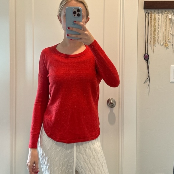 Madewell Northstar Red Merino Wool Pullover Sweater XS - Picture 2 of 7